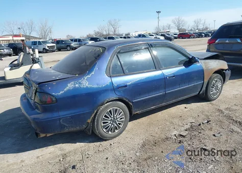 1998 Toyota Corolla Le z USA, uszkodzony, nr VIN 1NXBR18E5WZ089243